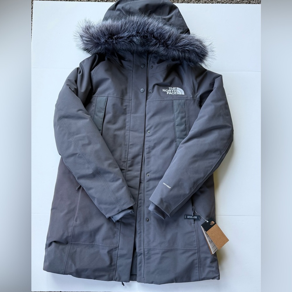 The North Face New OuterBoroughs Women’s Parka Coat Vanadis Grey